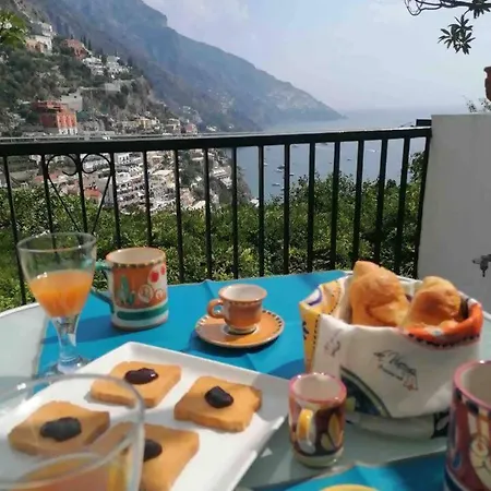 Apartamento A Casa Dei Sasso, Vista Mare Mozzafiato! Positano